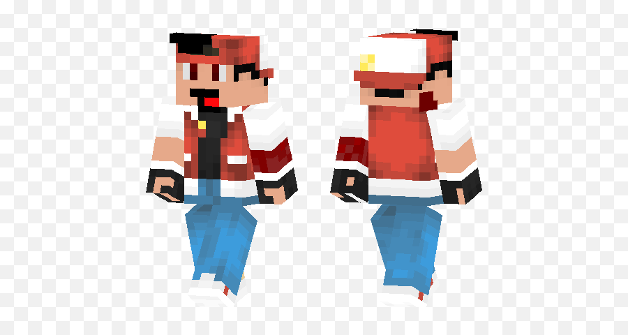 Rageelixir Pokemon Trainer - Pokemon Trainer Pokemon Rageelixir Minecraft Skin Emoji,Rage Emoticon Minecraft Skin