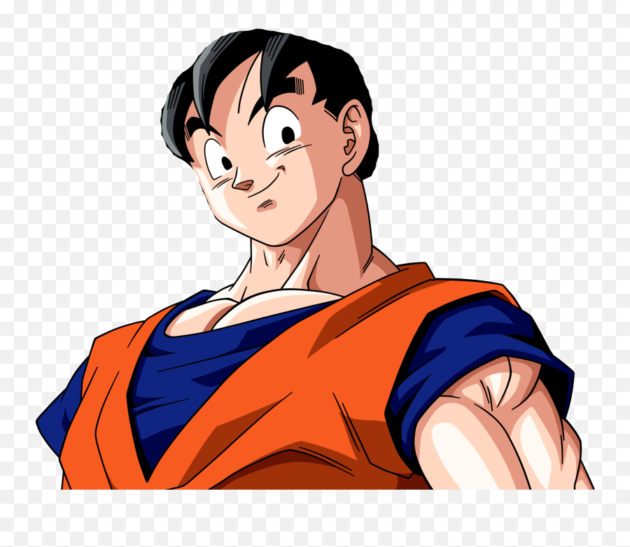 What Goku Would Look Like Without Spiked Hair Dbz - Goku Fighting Stance Emoji,Dbz Fusion Dance Emoticon