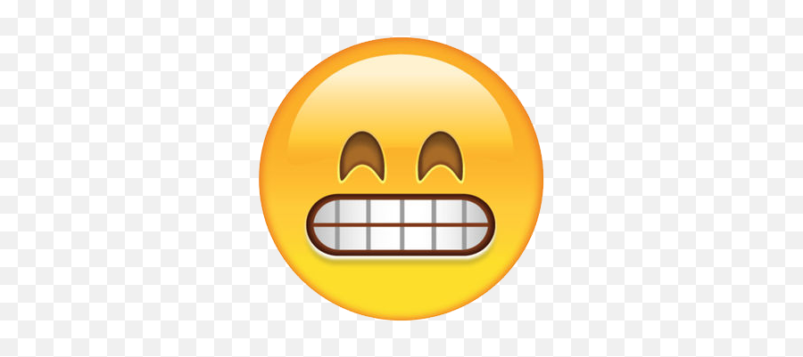 Deep Rooted Anxiety - Grinning Face Emoji,Side Eyes Emoji