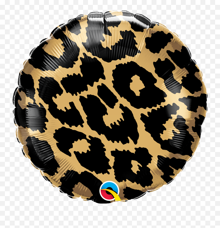 18 Leopard Spots Pattern Foil Balloon Bargain Balloons - Leopard Print Balloons Emoji,Circus Kannada Movies Emoji