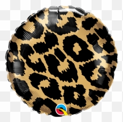 18 Leopard Spots Pattern Foil Balloon Bargain Balloons - Leopard Print Balloons Emoji,Circus Kannada Movies Emoji
