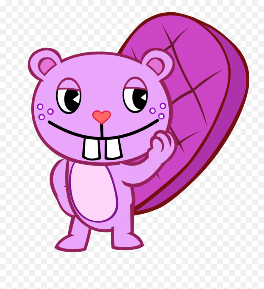 Toothy The Gay Beaver Transparent Cartoon - Jingfm Happy Tree Friends Toothy Gay Emoji,Buck Tooth Emoji