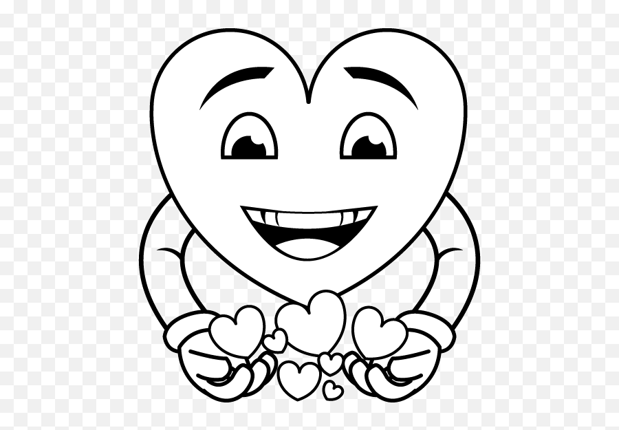 Free Happy Heart Cliparts Download Free Clip Art Free Clip - Kindness Black And White Clipart Emoji,Smiling Face With 3 Hearts Emoji