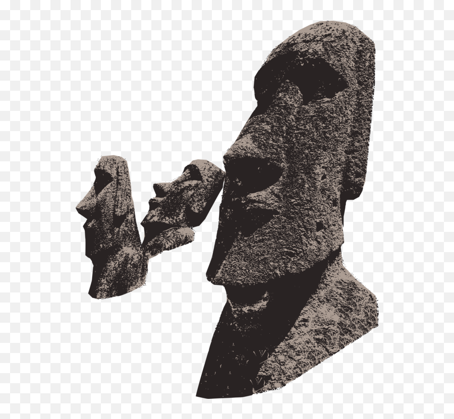 Glove Moai Statue Png Clipart - Moai Statue Cc0 Emoji,Emotion Logo Vector Moai