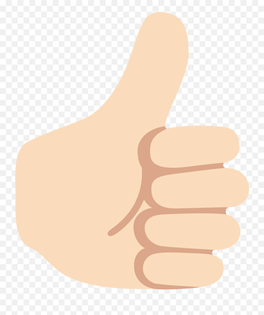 Emoji U1f44d 1f3fb - Thumbs Up Google Emoji,Emojis For Volunteering