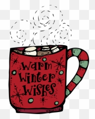 Winter Hot Chocolate Clipart Jpg - Transparent Background Hot Chocolate Clipart Emoji,Hot Chocolate Emoji