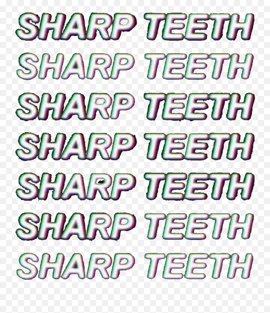 To - Horizontal Emoji,Sharp Teeth Emoji
