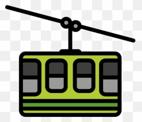 Mountain Cableway Emoji Clipart - New York Transit Museum,Aerial Tramway Emoji