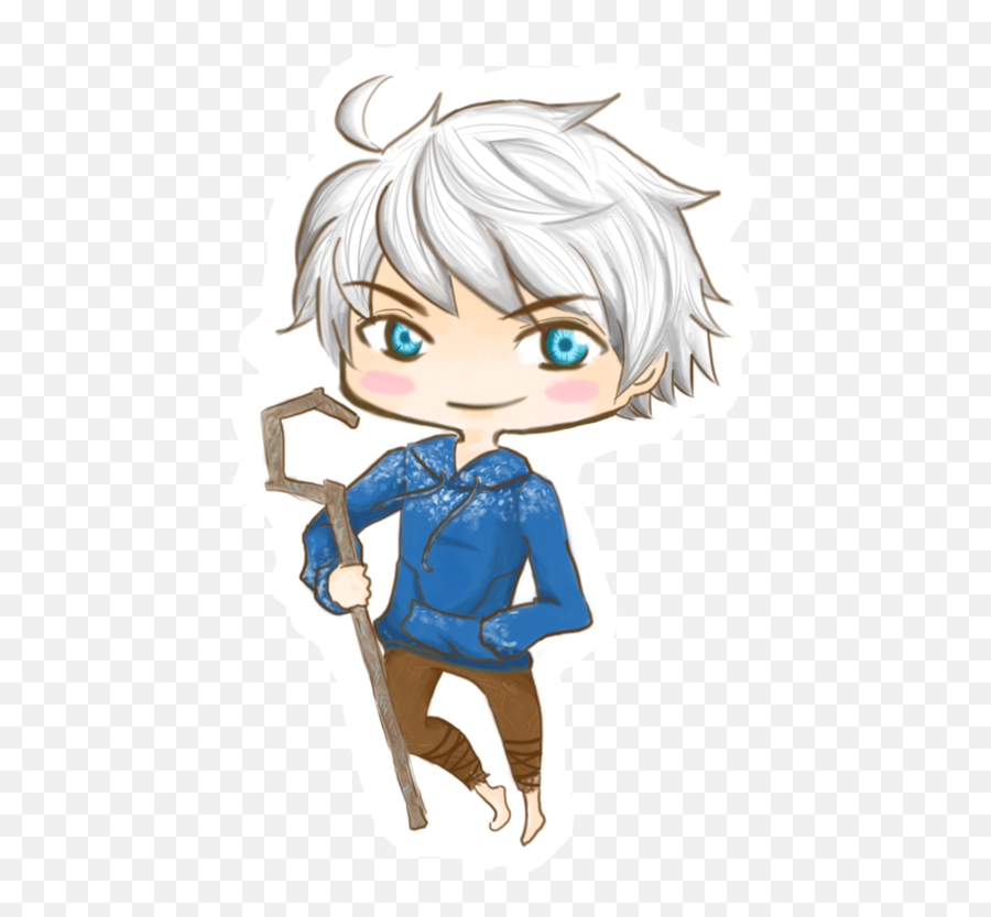 Jack Frost Chibi By Melody In The Air - Jack Frost Chibi Gif Emoji,Transparent Background Emojis Yeet