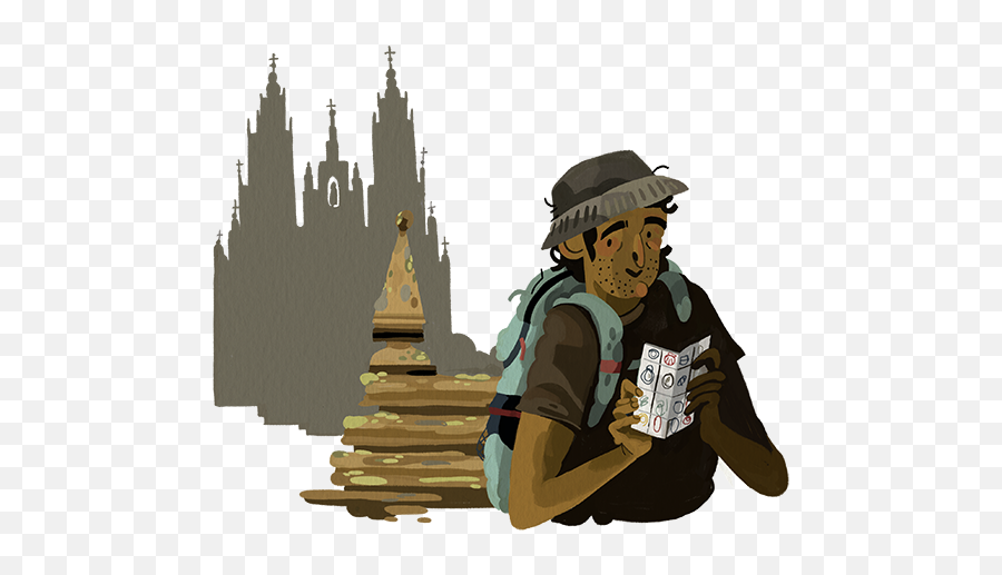 Santiago De Compostela - Andantes Emoji,Pilgrims Emoticons