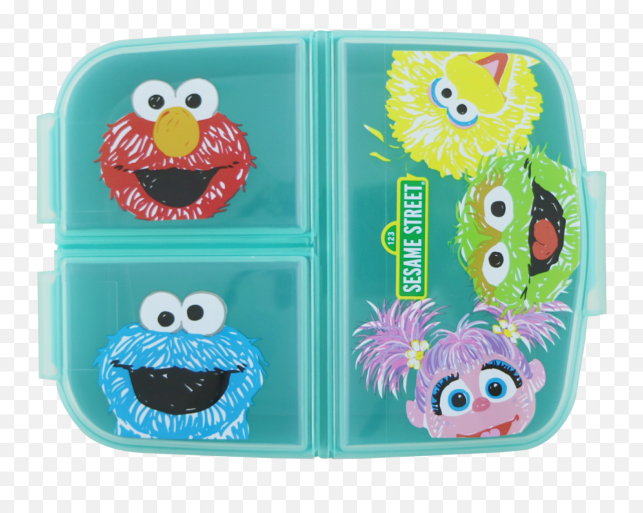 Sesame Street Multi Compartment Lunch Box Emoji,Sesame St Name That Emotion