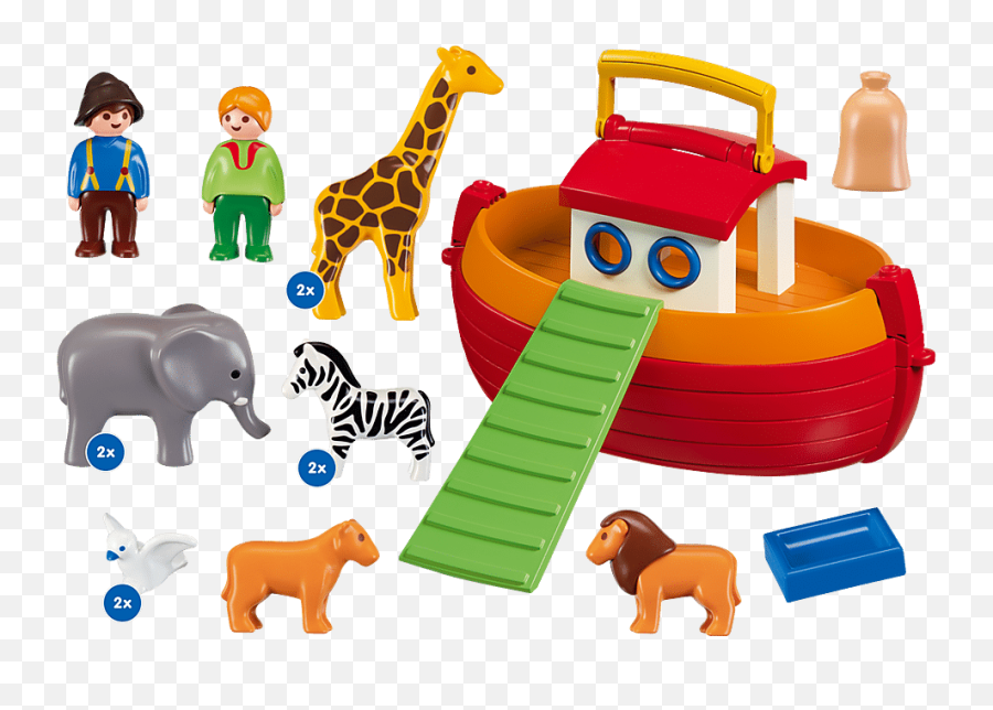 Playmobil 123 Noahu0027s Ark Emoji,Giraffe Get In Quicksand With Emotions