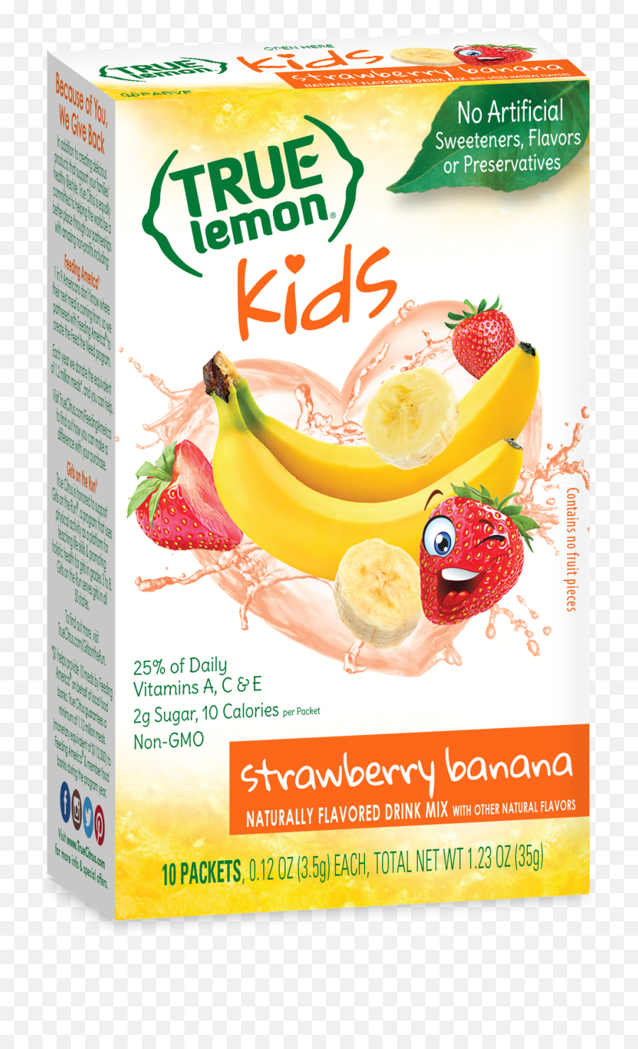 True Lemon Kids U2013 True Citrus Emoji,Emoticons - Banana E Water Girl