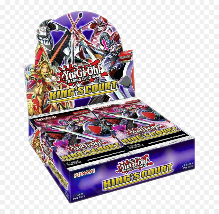 Kingu0027s Court Booster Box - Yugioh Yugioh Sealed Product Emoji,Hero Of The Storms Emojis Spray Illidan