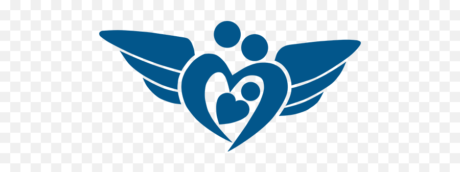 Cropped - Wingsforfalmouthfamiliessymbolpng Wings For Emoji,Red White And Blue Heart Emoticon