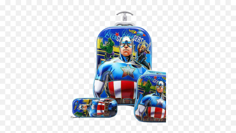 Kids Luggage Suitcases U0026 Travel Bags Children Will Love - Captain America Emoji,Captain America Shield Emoji