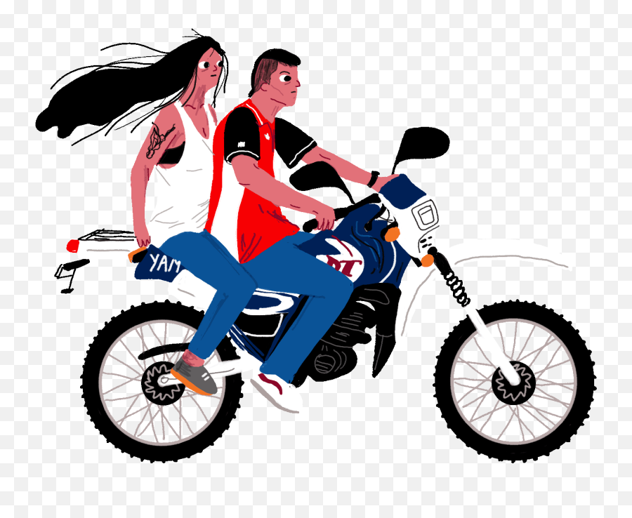 Fastest Motorcycle Cartoon Gif Emoji,Bike Rider Emoji