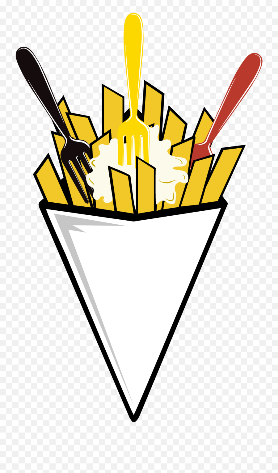 Cornet De Frites French Fries Clipart Images French - Cornet De Frites Png Emoji,French Frie Emoji