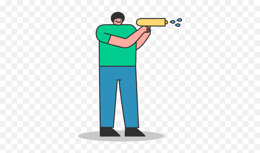Water Gun Icon - Download In Line Style Emoji,Gun Shot Emoji
