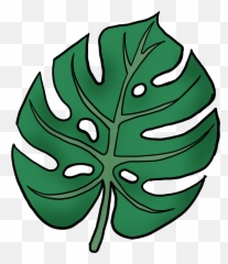 Monstera Palm Party Sticker - Fresh Emoji,Emoji Party Decor
