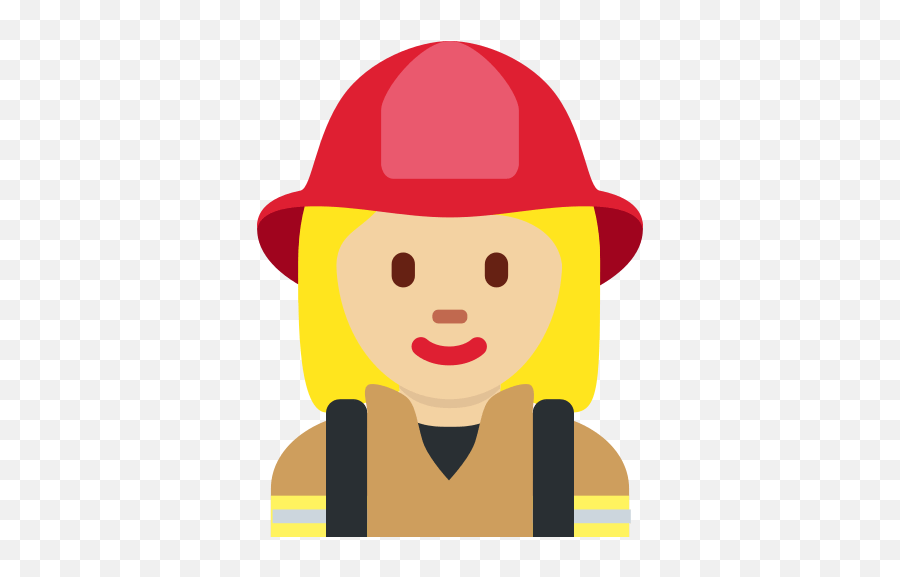 U200d Woman Firefighter Emoji With Medium - Light Skin Tone,Fir Emoji