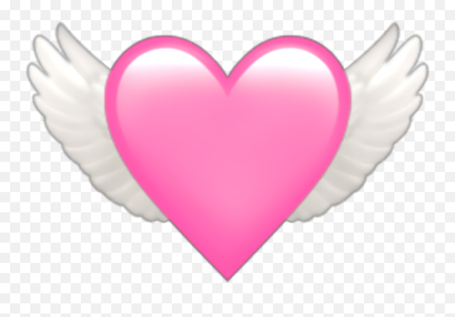 Heart Rosa Emoji Wings Freetoedit Sticker By 19890523,Pink Heart Twitter Emoji