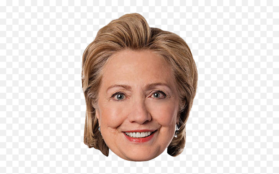 Hillary Clinton Face Head Images Png - Hillary Clinton Png Emoji,Clinton Emoji