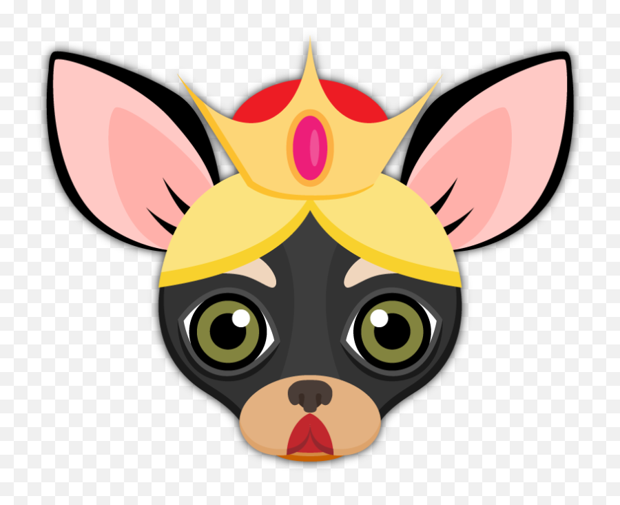 Black Tan Chihuahua Emoji Stickers For - Happy,Down Arrow Dog Emoji