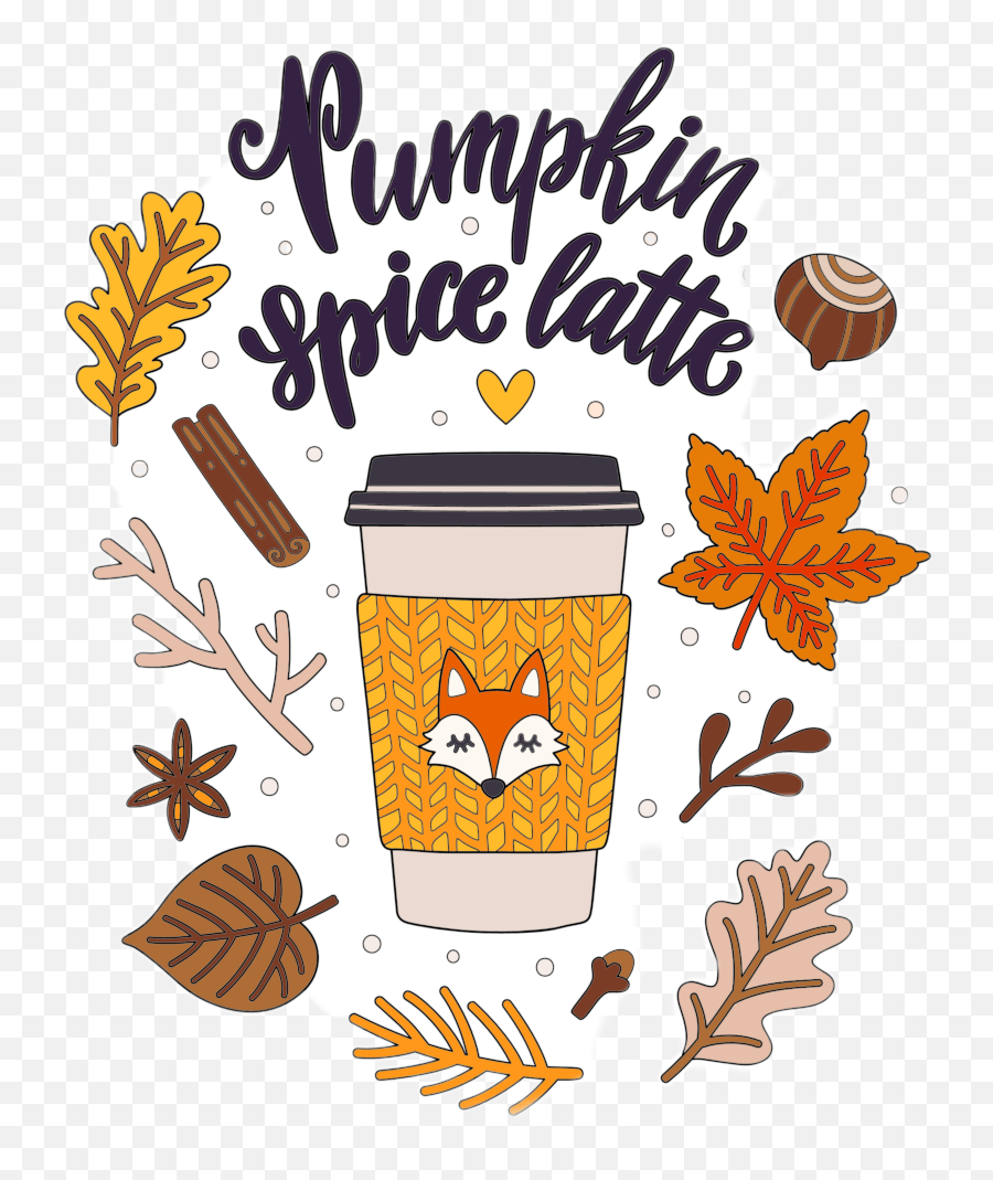 Pumpkinspicelatte Sticker By Shannon Laforce - Sweetened Beverage Emoji,Pumpkin Spice Latte Emoji