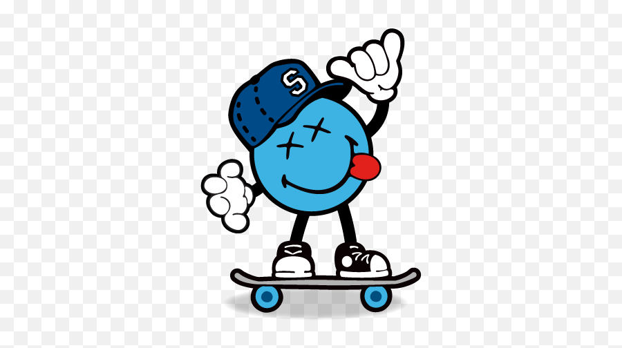 Meet The Smileys U2013 Get The Smileys - Skateboard Wheel Emoji,Bashful Japanese Emoticon