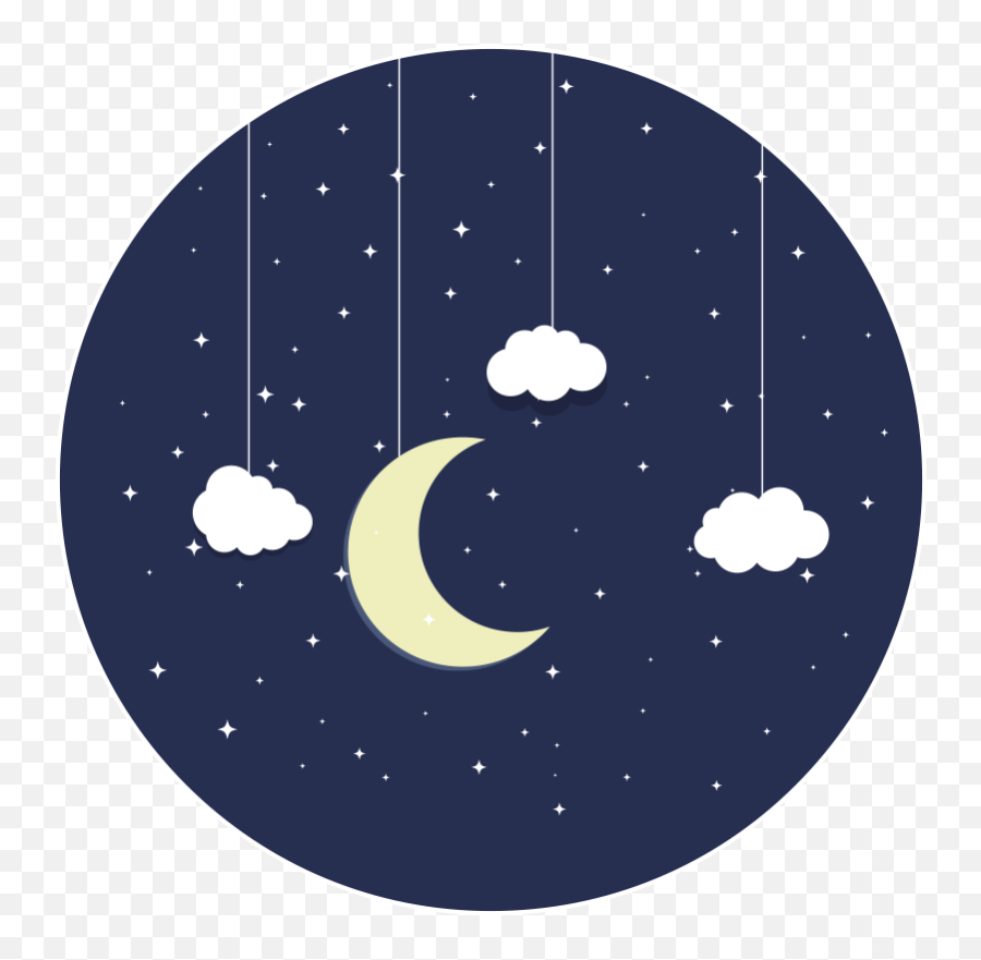 Starry Night Star Carpet - Mjesec I Zvijezde Crteži Emoji,Starry Sky Emoji