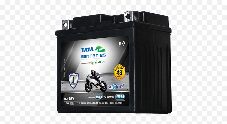 Two Wheeler Battery Tata Green Batteries For Bike U0026 Scooter - Portable Emoji,Car Power Battery Emoji