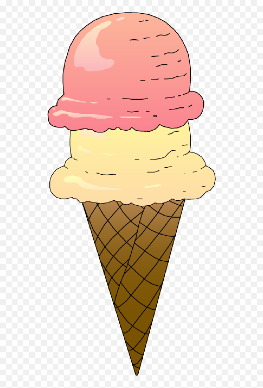 Clip Art - Ice Cream Clipart Free Emoji,Ice Cream Cone Emoji
