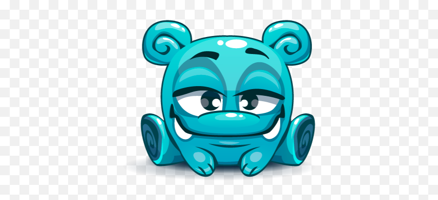 Cute Kawaii Emoji By Ryan Gnocchi - Cartoon Yellow Alien,Level 68 Emoji 2