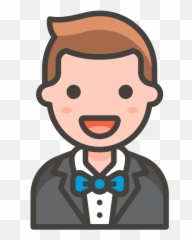 Tuxedo Emoji - Emoji Juiz,Transparent Singing Emojis