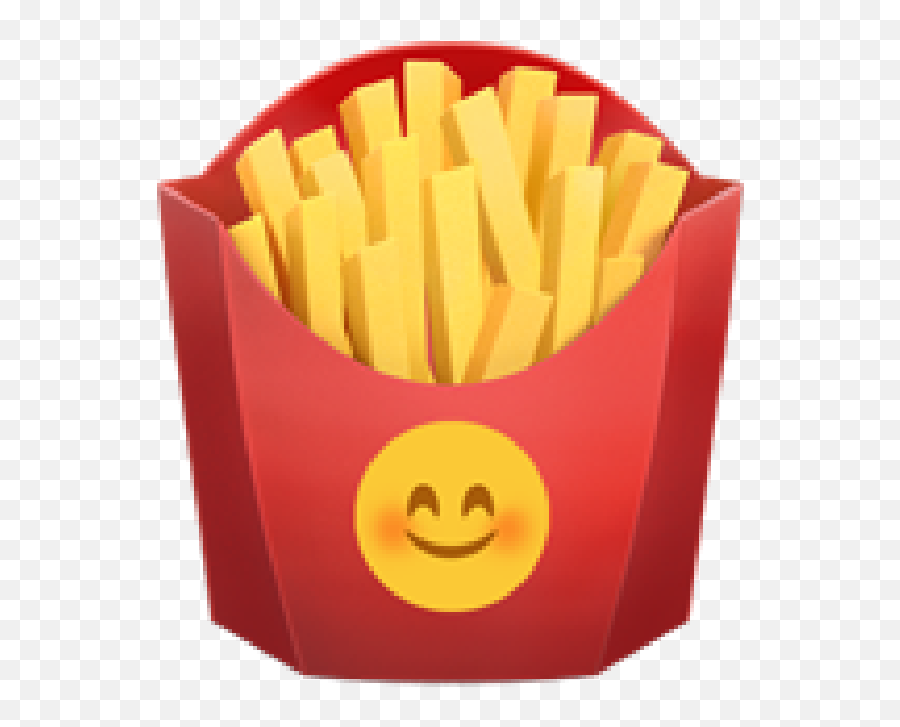 Sticker - Iphone French Fries Emoji,French Fry Emoji