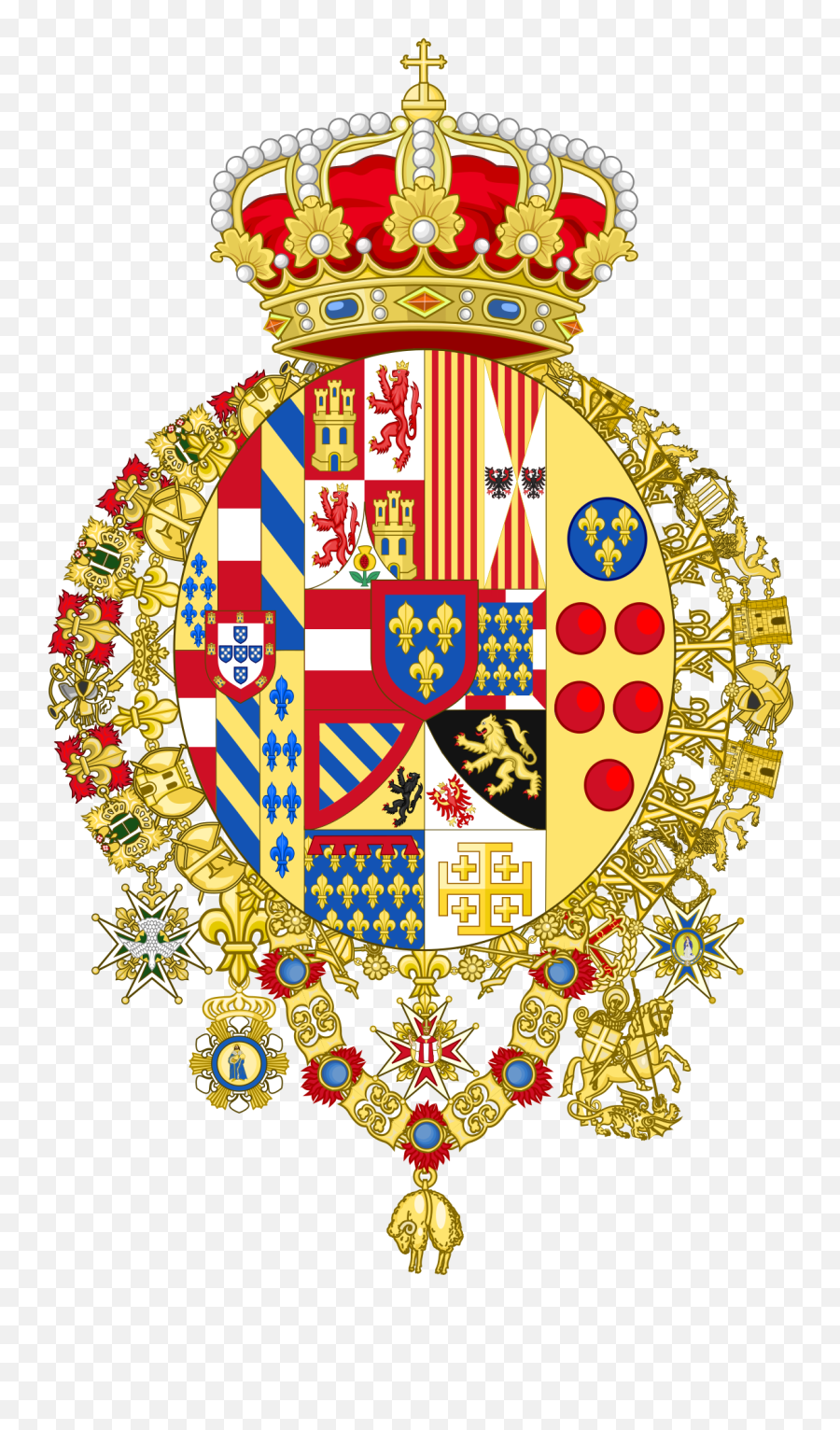 List Of Monarchs Of The Kingdom Of The - Two Sicilies Coat Of Arms Emoji,Sicilian Flag Emoji