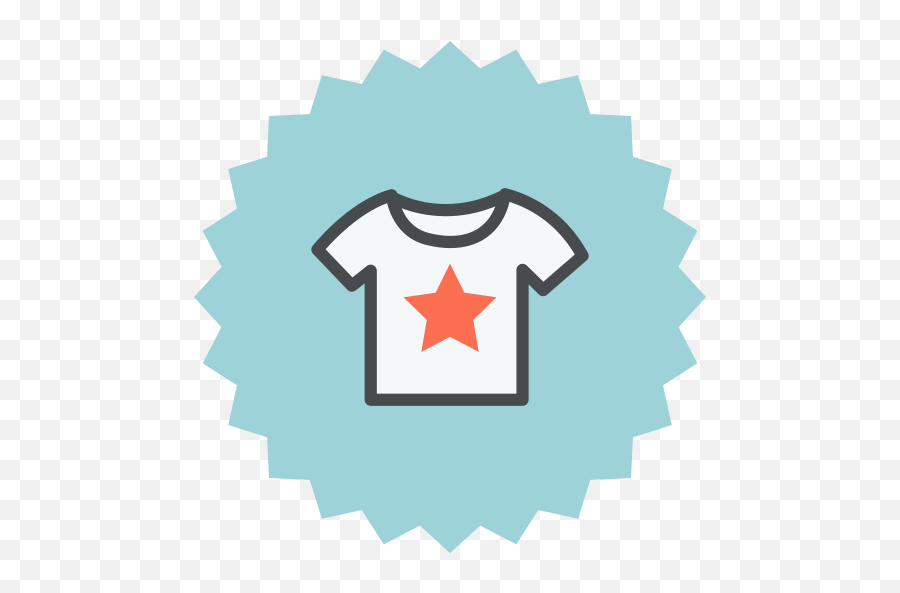 Cloth Clothes Clothing Shirt Star T - Shirt Tshirt Icon Free Basket Ecommerce Emoji,House Music Emoji T Shirt