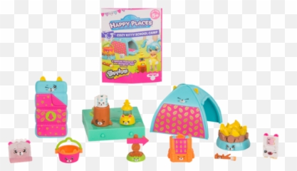 Shopkins Happy Places Season 4 U2013 Products U2013 Kids Time - Cozy Kitty Shopkins Happy Place Emoji,Emoji Movie Happy ,eal