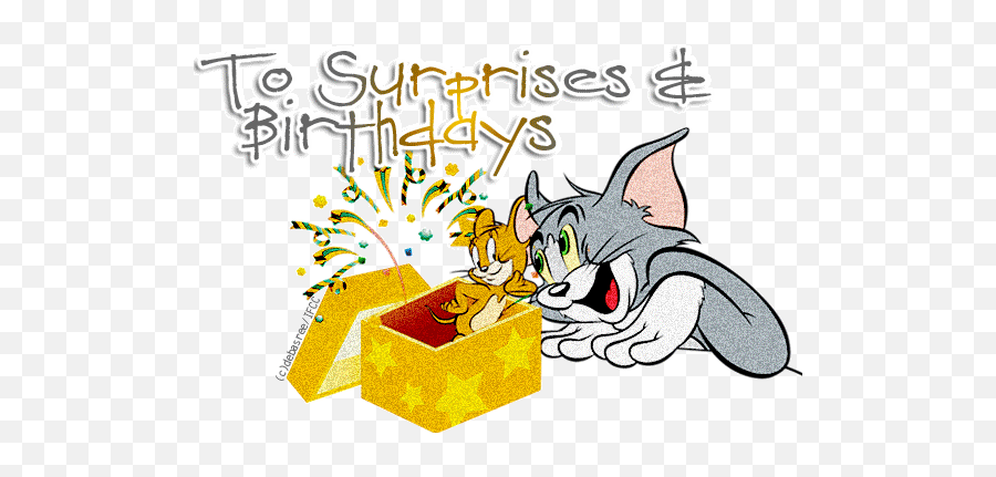 Tom Jerry Birthday Gif - Happy Birthday Tom Und Jerry Gif Emoji,Spanking Animated Emoticons