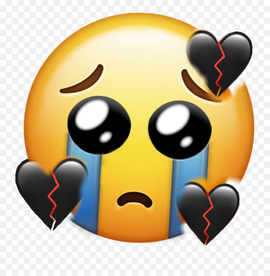 Discover Trending Fakelove Stickers Picsart - Depression Sad Broken Heart Emoji,Fake Emojis