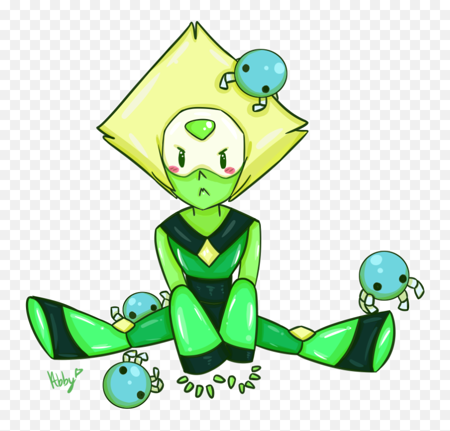 Download Peridot By Kawaii Little Neko - D92fbu3 Steven Adorable Peridot Steven Universe Emoji,Neko Emoji