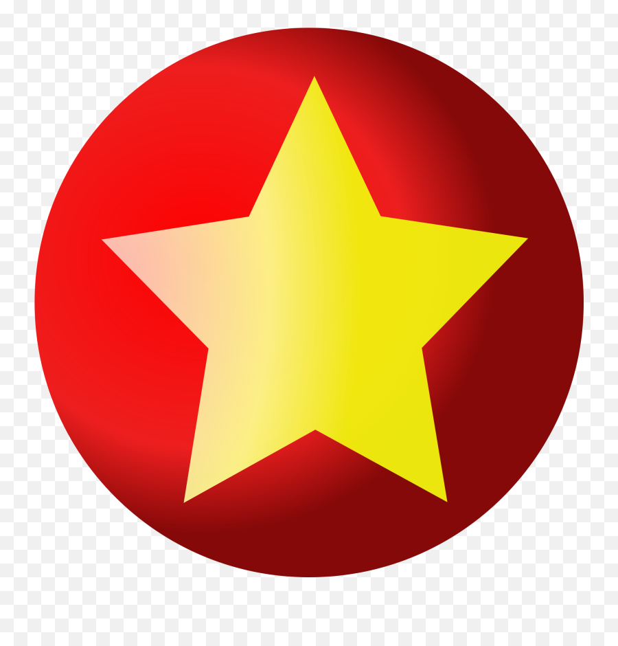 File - Starball Red Svg Circle Clipart Full Size Yugioh Star Png Emoji,Yugioh Discord Emojis