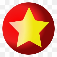 File - Starball Red Svg Circle Clipart Full Size Yugioh Star Png Emoji,Yugioh Discord Emojis
