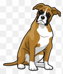 Boxermoji - Cartoon Boxer Dog Drawing Emoji,Boxer Emoji