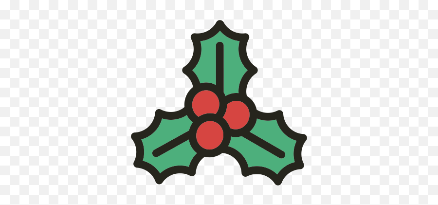 Christmas Mistletoe Free Icon Of - Christmas Png Icon Emoji,Mistletoe Emoticon Icon