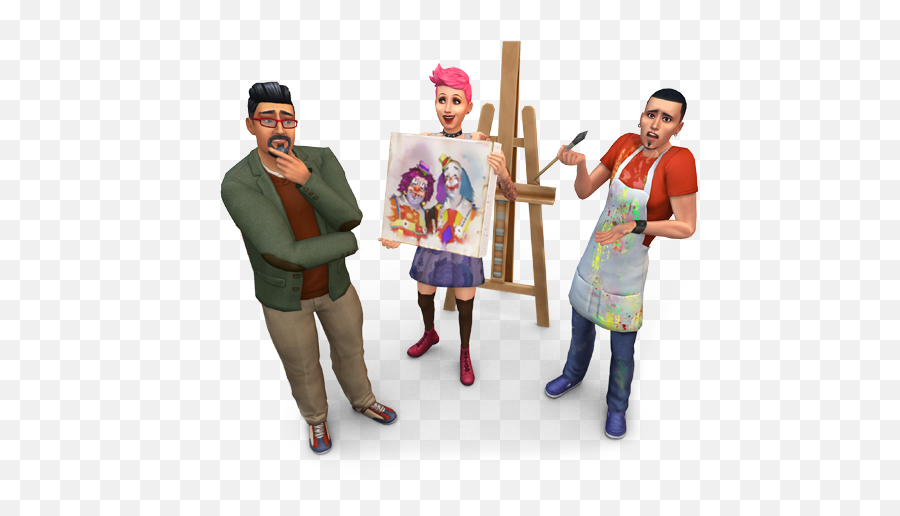 Painter Extraordinaire - Painter The Sims 4 Emoji,Sims 4 Emotions