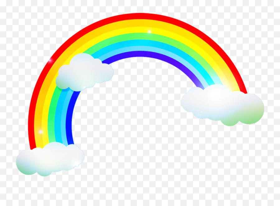 Sun And Rainbow With Children Playing - Arco Iris Emoji,Clipart No Backs Transparent .png Format Emoticons