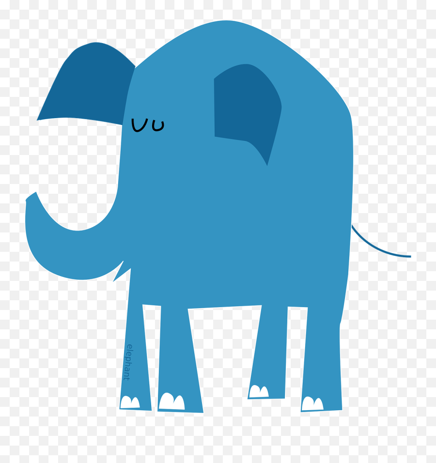 Elephant Blue Happy - Sanctuary Of Our Lady Of Fátima Emoji,Elephants + Emotions + Happiness