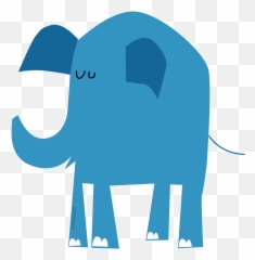 Elephant Blue Happy - Sanctuary Of Our Lady Of Fátima Emoji,Elephants + Emotions + Happiness